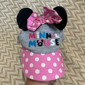 Disney Minnie Mouse Ears Bow Baseball Cap Hat